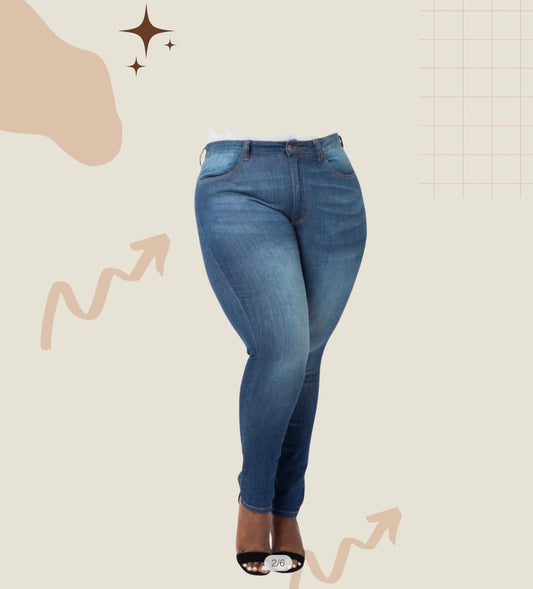 Vanessa | Curvy Skinny Basic Jeans
